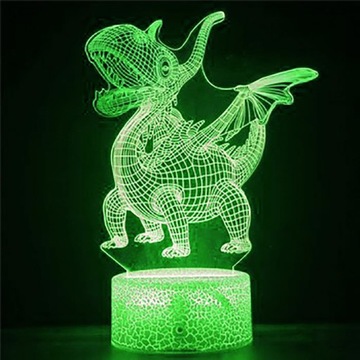 3D LED USB ночник в подарок Smok