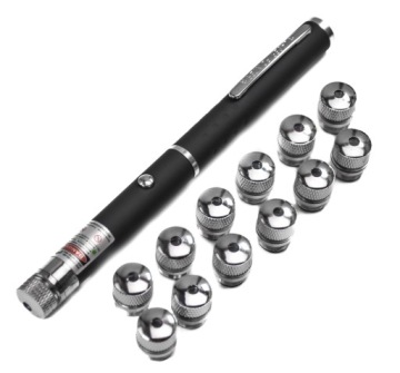 ЗЕЛЕНЫЙ ЛАЗЕР 500 МВт + ВОЛШЕБНАЯ УКАЗКА С 12 ГОЛОВКАМИ