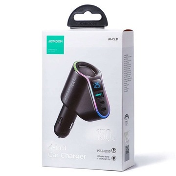 АВТОМОБИЛЬНОЕ ЗАРЯДНОЕ УСТРОЙСТВО USB QC 3.0 2x USB-C PD 150 Вт