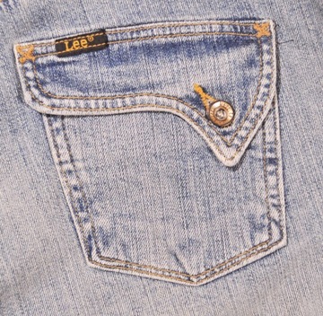 LEE spodnie REGULAR jeans SHORT EDEN_ W26
