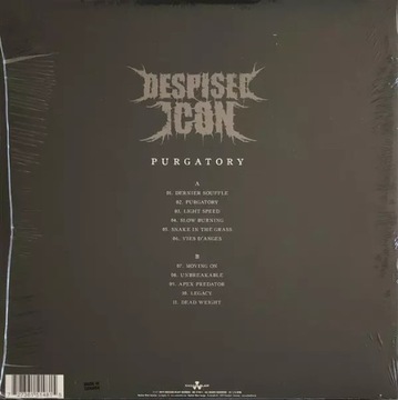 Презираемый икона: Purgators LP (винил) и серый с черным виниловым ограничением