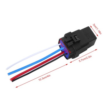 1 комплект 4-контактного релейного кабеля 12 В постоянного тока 40 А