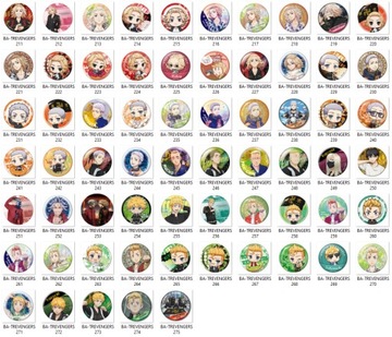 Значки аниме «Токийские мстители» в стиле манга-аниме НА ВЫБОР