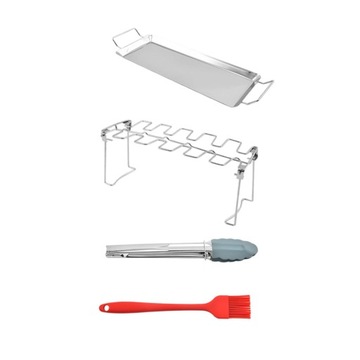 Wing Grill Rack 14 miejsc ze stali nierdzewnej