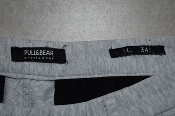 PULL&BEAR SPORTOWE SPODNIE RYBACZKI R. L