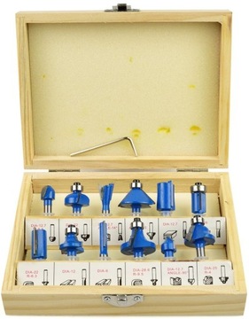 FREZY KSZTAŁTOWE DO DREWNA 12 EL FREZ DO FREZARKA