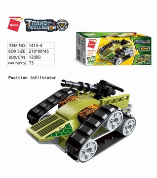 Zestaw Qman Thunder Expedition Battle Car 1415 8w1