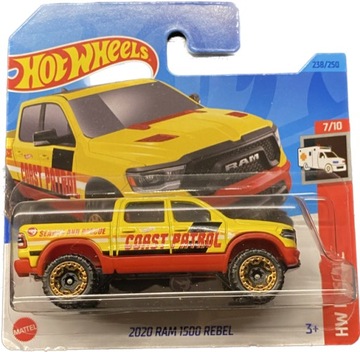 HOT WHEELS 2020 DODGE RAM 1500 REBEL HKL04 TH