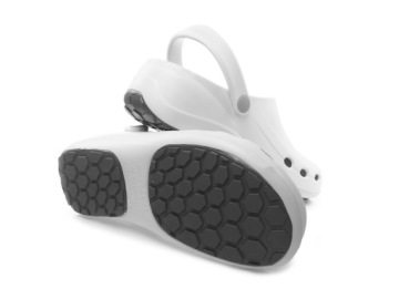 Шлепанцы женские медицинские санитарные для работы, белые 41