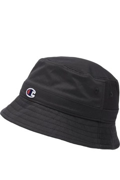 Kapelusz bucket unisex Champion czarny logo r. M/L