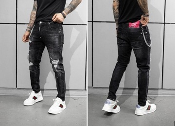 DSQUARED2 jeansy r. 52 Cool Guy Jean spodnie ICON D2 r. 36 dsq2 przetarcia