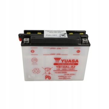 Аккумулятор YUASA 12В 16Ач 210А P+ YB16AL-A2