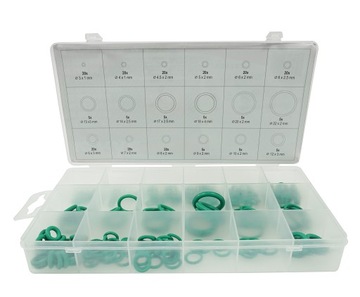 УПЛОТНИТЕЛЬНЫЕ КОЛЬЦА РЕЗИНОВЫЕ УПЛОТНЕНИЯ РЕЗИНОВЫЕ НАБОР УПЛОТНИТЕЛЬНЫХ КОЛЬЦЕВ ЗЕЛЕНАЯ КАССЕТА 225 ШТ. V06732