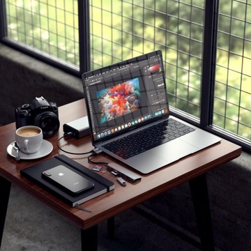 Адаптер SATECHI Slim Type-C v2 — USB HDMI USB-C 4k