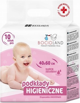 Bocioland Прокладки одноразовые 40х60 см 10 шт.