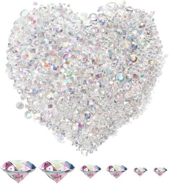 Diamenty akrylowe dekoracyjne 4000 szt.