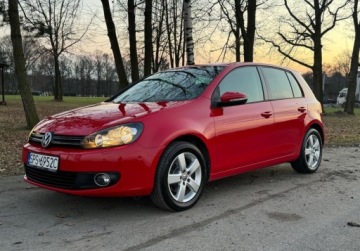 Volkswagen Golf VI Hatchback 5d 1.2 TSI 105KM 2010 Volkswagen Golf Nowy rozrzad, dwa komplety kol, bezwypadkowy, zadbany