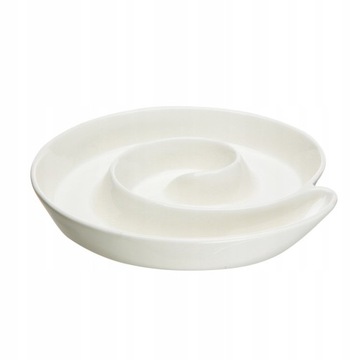 Talerz półmisek porcelanowy na przekąski orzeszki Ślimak 20cm
