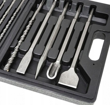 НАБОР СВЕРЛ И ДОЛОТО СВЕРЛА ДОЛОТА ДЛЯ БЕТОННОЙ КЛАДКИ SDS+ PLUS СВЕРЛЕНИЕ ДЛЯ РУБКИ