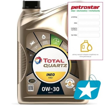 TOTAL QUARTZ INEO FIRST 0W30 5L