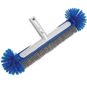METALOWA SZCZOTKA do Dna NIECKI Czyszczenie Basenu Oczek Wodnych 43cm