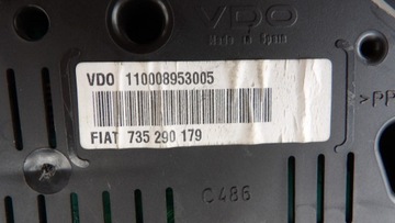 ALFA ROMEO 147 1.9 JTD PŘÍSTROJOVÁ DESKA BUDÍKY