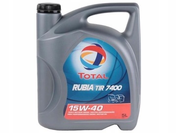 OTO 15W40 RUBIA 7400 5L OLEJ TOTAL 15W40 5L RUBIA 7400 / CI-4 / E7 / 228.3