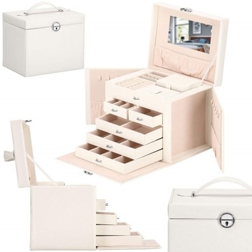 КОРОБКА-ОРГАНИЗАТОР ДЛЯ ЮВЕЛИРНЫХ УКРАШЕНИЙ ВМЕСТИМОСТЬ КОРОБКИ КАССЕТА XXL КОРОБКА