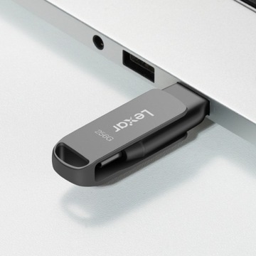 Флеш-накопитель Lexar JumpDrive Dual Drive D400, 64 ГБ, USB 3.1 Type-C