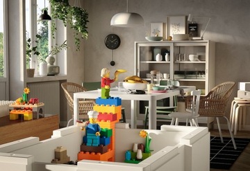Кубики LEGO ИКЕА БИГГЛЕК 201 шт + коробка 3 шт.