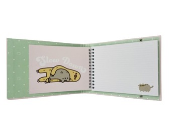 Блокнот-дневник, блокнот с ластиком PUSHEEN