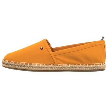 Buty Espadryle Tommy Hilfiger Basic Flat Espadrille Rich Pomarańczowe