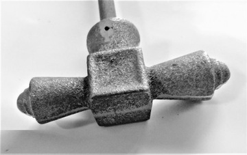 чугунная заслонка, чугунная защелка 29,5 см х 20,5 см