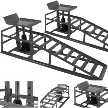Rampy s hydraulickým zvedákem grafitové 2x2000 kg šířka pneumatiky 22 cm