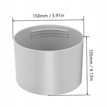 ZŁĄCZE DO RURA KLIMATYZATORA PRZENOŚNEGO 150MM