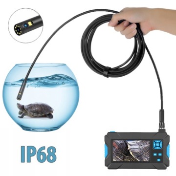 Камера для эндоскопического осмотра, 10 м, 9 светодиодов, 2 HD-камеры