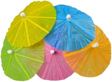 БУМАЖНЫЕ ЗОНТЫ ДЛЯ НАПИТКОВ И ДЕСЕРТОВ 16 ШТ.