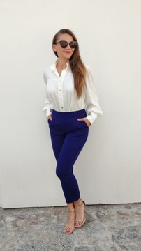 Natally Fashion Темно-синий костюм 38(М)