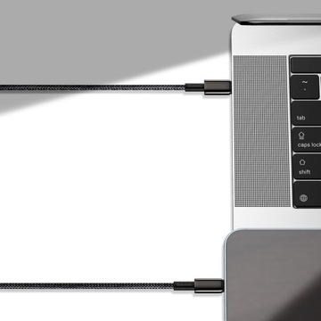 КАБЕЛЬ BASEUS FAST USB-C/USB-C ПРОЧНЫЙ КАБЕЛЬ ДЛЯ ТЕЛЕФОНА И КОМПЬЮТЕРА 100 Вт 1 м