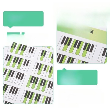 НАКЛЕЙКИ ДЛЯ АКТИВОВ ПИАНО ДЛЯ АВТОРОВ ПЕСЕН НАСТЕННАЯ ДОСКА ДЛЯ ПИАНО PIANO CHORD POINT