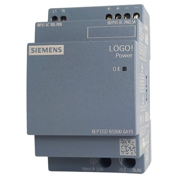 ZASILACZ SIEMENS LOGO 24 VDC 6EP3332-6SB00-0AY0