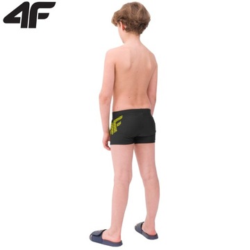 Плавки для мальчиков 4F, плавки-боксеры для мальчиков 158/164 черные