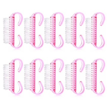 10x SZCZOTECZKA DO PYŁU manicure + PATYCZKI 100szt