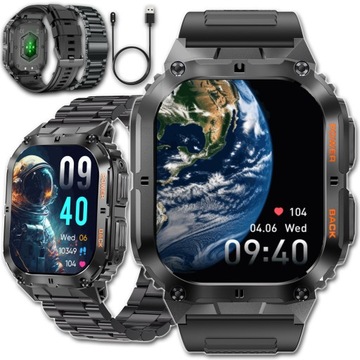 СМАРТЧАСЫ МУЖСКИЕ ЧАСЫ ПОЛЬСКОЕ МЕНЮ СПОРТ ПУЛЬС ЗВОНКИ УМНЫЕ ЧАСЫ AMOLED