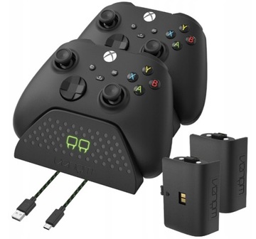 PODWÓJNA STACJA ŁADUJĄCA VENOM SERIES X DO PADÓW XBOX