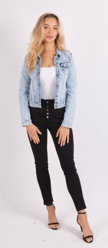 ЖЕНСКАЯ ДЖИНСОВАЯ КУРТКА ВЕСЕННЯЯ КЛАССИЧЕСКАЯ 34/XS