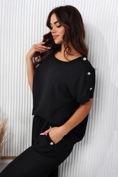 ЖЕНСКАЯ БЛУЗКА SET TOP БРЮКИ ЖЕНСТВЕННЫЙ МОДНЫЙ СВОБОДНЫЙ КОСТЮМ ЦВЕТА