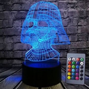 Lampka nocna 74852630 odcienie niebieskiego