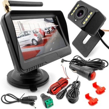 KAMERA COFANIA BEZPRZEWODOWA LCD MONITOR BUS TIR KOMBAJN