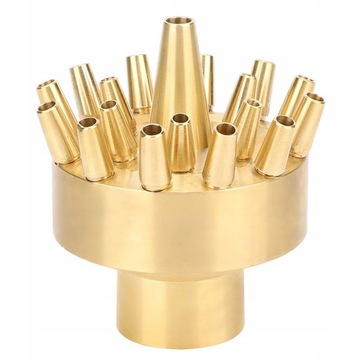 СЛОЙНАЯ 1-ДЮЙМОВАЯ ЛАТУННАЯ НАСАДКА ФОНТАННАЯ